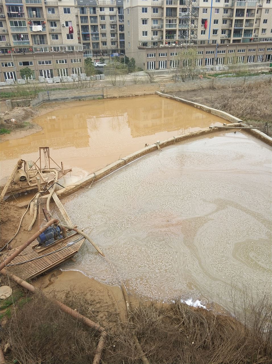 长坡镇沉淀池淤泥清理-厂区废水池淤泥清淤