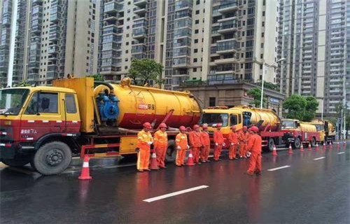 长坡镇市政管道清淤